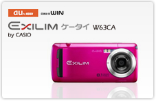 EXILIM �P�[�^�C W63CA